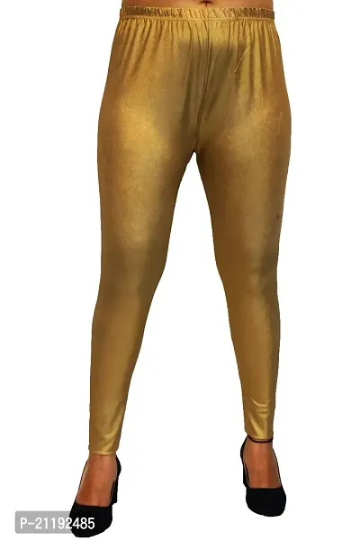 Buy PINKSHELL Shimmer Ankle Length Pajami, Golden Shimmer/Trendy Regular  fit Legging, Shinney fit Western Style Stretch Knit for Girls/Women, Fancy  Stylish for Ladies (3XL, Gold Mine) Online In India At Discounted Prices