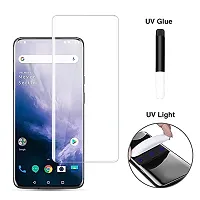 NRSON? Tempered Glass Screen Protector Compatible for Reno 4 pro Edge to Edge Full Screen Coverage with Free Complete Easy Installation kit [Transparent uv Glass Pack of 1]-thumb1