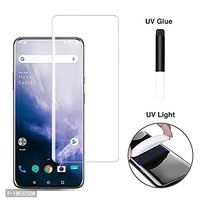 NRSON? Tempered Glass Screen Protector Compatible for Reno 4 pro Edge to Edge Full Screen Coverage with Free Complete Easy Installation kit [Transparent uv Glass Pack of 1]-thumb2