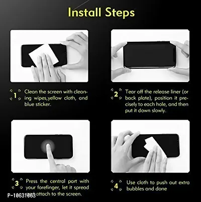 NRSON? Tempered Glass Screen Protector Compatible for ONEPLUS 5T (Except Edge to Edge) and Free Complete Easy Installation kit [ 6D-11D Pack of 1]-thumb3
