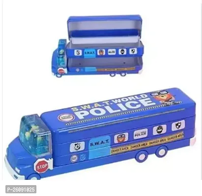 WATER BUS PENCIL BOX BLUE-thumb0