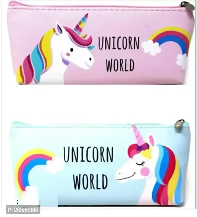 Durable Cassavatrade; Unicorn World Pencil Case Pencil Pouch Storage Bag Travel Pouch Messenger Bag Pencil Pen Color Holder Unicorn-thumb0