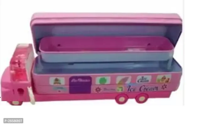 Durable Pink Pencil Box