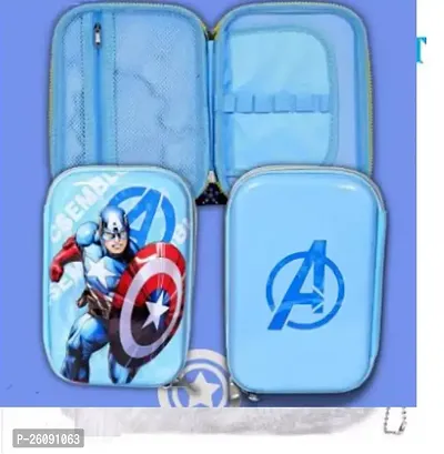 avengers pencil case avenger Art Canvas Pencil Box (Set of 1 Multicolor)