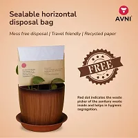 Avni Natural Cotton Sanitary Pads Pack of 24 with Paper Disposal Bags-thumb4