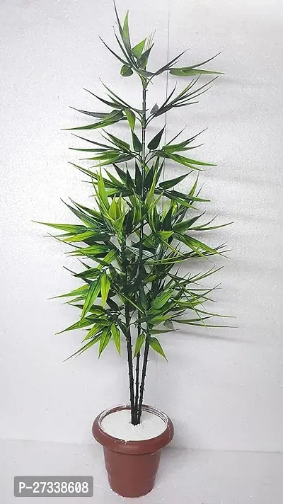 New Natural Looking Indoor Artificial Plants With Pot For Home Decor-thumb0