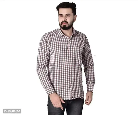 Stylish Men Cotton Long Sleeve Regular Fit Casual Shirt