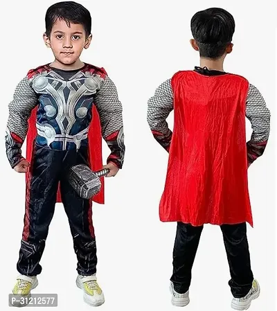 Stylish Superhero Muscle Dress Superhero Costume For Kids Halloween Fancy Dress Cosplay Bodysuit For Boys And Girls