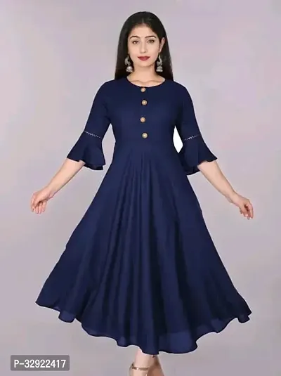 Stylish Rayon Kurta for Women-thumb0