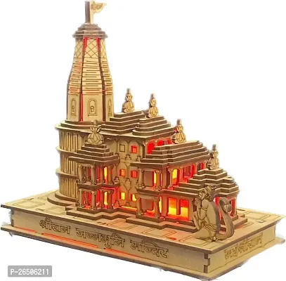 ram mandir model with led light