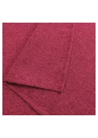 Aradhya Creation Table Cloth Textured Jute Tablecloth, Decorative Table Cover for Kitchen Dining Buffet Party, Outdoor Picnic Washable Centre Table Covers (50 x 60 Inches) Rosewood Pink-thumb3