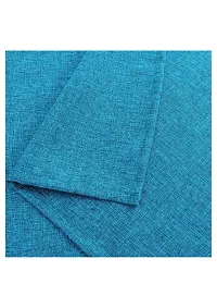 Aradhya Creation Table Cloth Textured Jute Tablecloth, Decorative Table Cover for Kitchen Dining Buffet Party, Outdoor Picnic Washable Centre Table Covers (50 x 85 Inches) Blue-thumb4