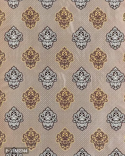 Aaradhya Creation Printed Curtains for Home Set of 2 5Ft Window Curtain Drapes for Living Room Bedroom Kitchen Polyester Eyelet Panels for Decor (4x5 Feet) Beige-thumb3