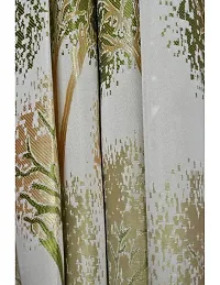 Aaradhya Creation Curtains for Window 5Ft Set of 1- Polyester Room Darkening Curtain Drapes Tree Printed Eyelet Panels Drapes for Home & Office Decor, ( 4 x 5 Feet ), Green-thumb3