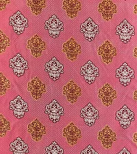 Aaradhya Creation Printed Curtains for Home Set of 2 5Ft Window Curtain Drapes for Living Room Bedroom Kitchen Polyester Eyelet Panels for Decor (4x5 Feet) Pink-thumb3