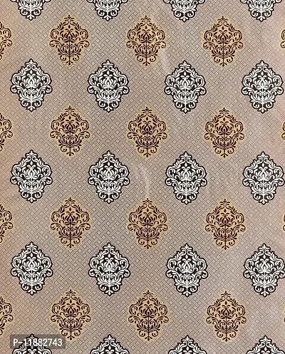 Aaradhya Creation Printed Curtains for Home Set of 2 7Ft Door Curtain Drapes for Living Room Bedroom Kitchen Polyester Eyelet Panels for Decor (4x7 Feet) Beige-thumb3