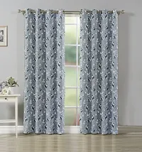 Aaradhya Creation 3D Digital Printed Curtain Drapes for Door 7Ft, 1 Piece Polyester Curtains for Home Office Decor, Decorative Themed Panels for Living Room Bedroom Hall (4x7 Feet ) Grey-thumb4