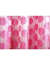 Aaradhya Creation 5Ft Window Curtains for Home Floral Printed Curtain Drapes for Home and Office Light Filtering Grommet Eyelet Panel Drapes for Living Room, Bedroom Pack of 1- ( 4 x 5 Feet ), Pink-thumb2