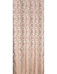 Aaradhya Creation 7Ft Curtains for Door Pack of 1 Polyester Printed Curtain Drapes for Door for Home & Office Room Darkening Eyelet Curtain Panels for Living Room, Bedroom- ( 4 x 7 Feet ), Beige-thumb2