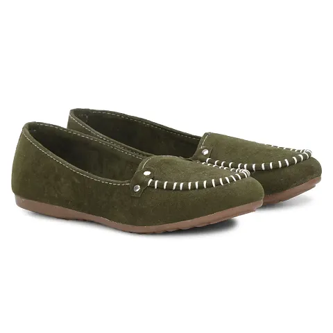 Dhairya Collection Ladies Flat Loafer Bellies for Women Latest Casual Stylish Loafers in
