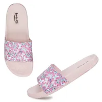 Dhairya Collection Women's Slippers (Pink)-thumb2