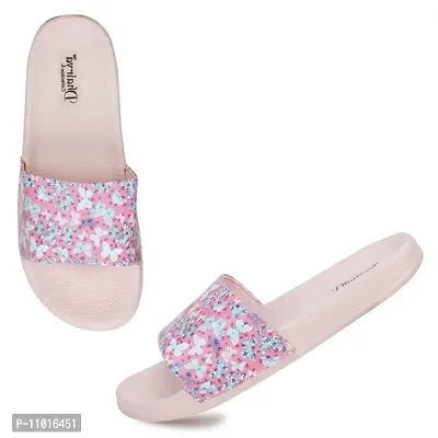 Dhairya Collection Women's Slippers (Pink)-thumb3