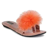 Ladies Flat Stylish Full Flower Slipper-thumb4