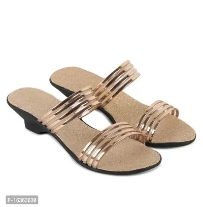 Ladies stylish heel slippers-thumb0