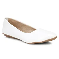 Dhairya Collection Ladies Pointed Belly White-thumb3