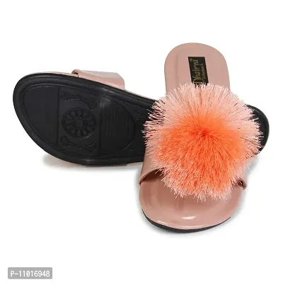 Ladies Flat Stylish Full Flower Slipper-thumb3