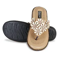 Ladies Soft Flower Design Doctor Slipper-thumb2