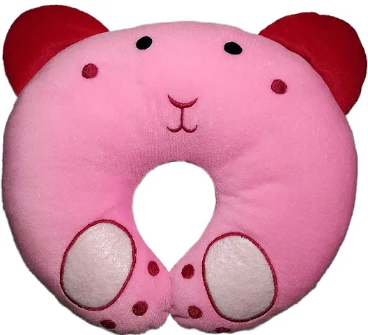 EXPRESSIONSS Neck Pillow for Baby. (Bear in Pink)