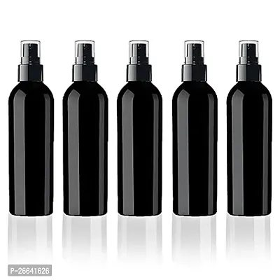 Clenom Multipurpose Fine Black Mist Spray And Black Empty Bottles 100ml - Pack Of 5