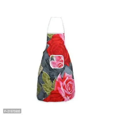 Stylish Waterproof Cotton Printed Aprons with Kitchen Napkin-thumb0