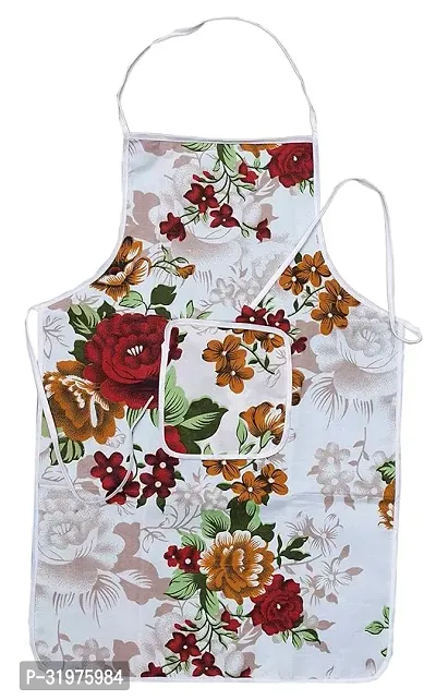 Stylish Waterproof Cotton Printed Aprons with Kitchen Napkin-thumb0