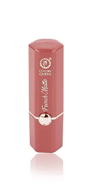 Colors Queen French Matte Lipstick (Baby Pink) With Soft Kajal-thumb3