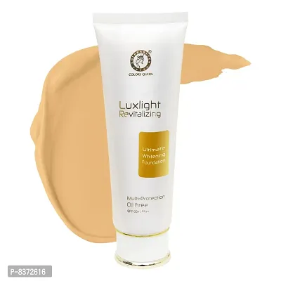 Colors Queen Lux Light Revitalizing || Ultimate Whitening || || Multi-Protection || Oil Free Foundation_{NaturalBeige}