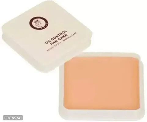 COLORS QUEEN Oil Control Pan-Cake | Waterproof Concealer Compact (orange, 15 g)-thumb2