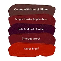 Colors Queen Glittering Matte Lipsticks (Queen Pink)-thumb4