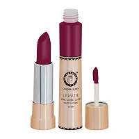 Colors Queen 2 in 1 Matte Lipstick Lip Matte Long Lasting Gloss, Waterproof, Non Transferable Deep Raspberry (8 Gram)-thumb2