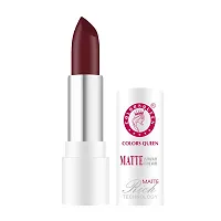 COLORS QUEEN Waterproof Non Transferable Rich Matt Lipstick for Women and Girls (Maroon) (14)-thumb2