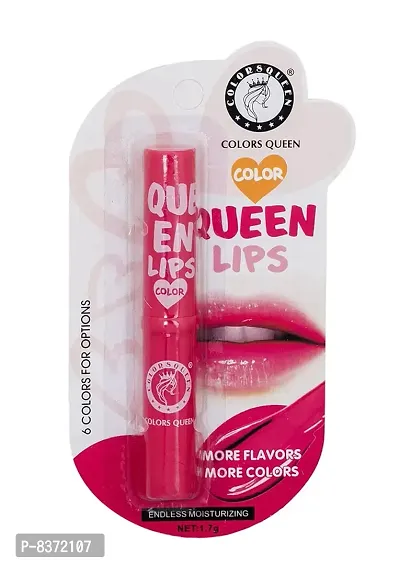 Colors Queen Long Lasting Matte Lipstick (Coral Orange) With Lip Balm-thumb3