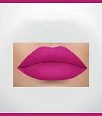 Colors Queen Lip Matte 2in1 Lipstick (Deep Magenta, 8g)-thumb1