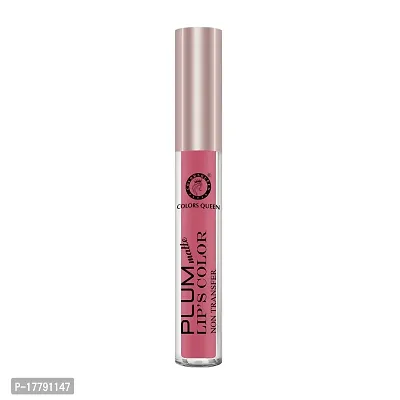 Colors Queen Plum Matte Non Transfer, Water Proof, Liquid Lipstick_Rose Pink 7 ml-thumb4