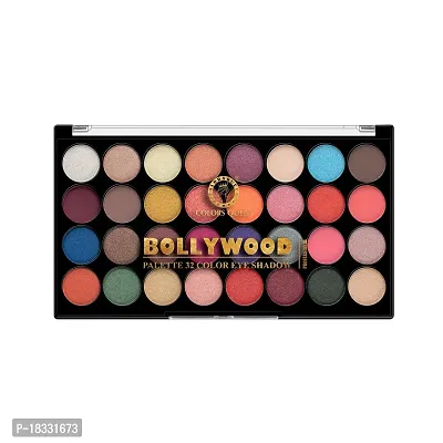 Classic 32 Colours Highly Pigmented Eyeshadow Palette | Waterproof, Easily Blendable With Flawless Finish (Bollywood)-thumb2