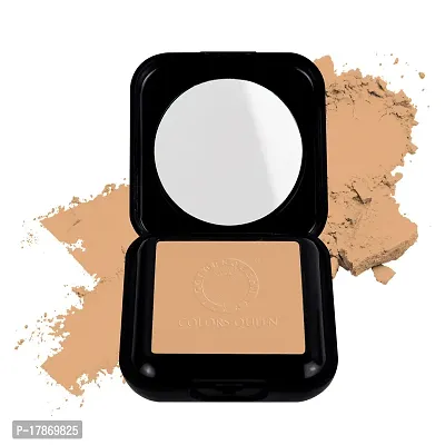 Colors Queen Fit for U Matte Compact Powder with SPF,  Face Compact for Women (Amber, 18g)-thumb0