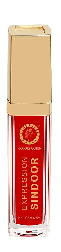 Colors Queen Waterproof Expression Matte Sindoor Pack of 2 (Red  Maroon)-thumb2