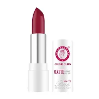 COLORS QUEEN Waterproof Non Transferable Rich Matt Lipstick for Women and Girls (Matte Red) (01)-thumb2