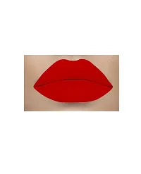 Colors Queen Velvet Texture Non Transfer Lipstick (Red Orange)-thumb1