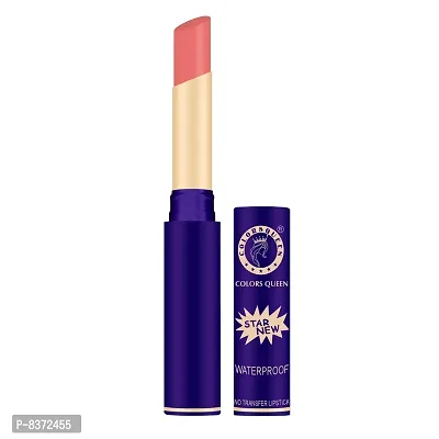 Colors Queen Non-Transfer Matte Lipstick 18Hrs Stay (Love Peach)-thumb3